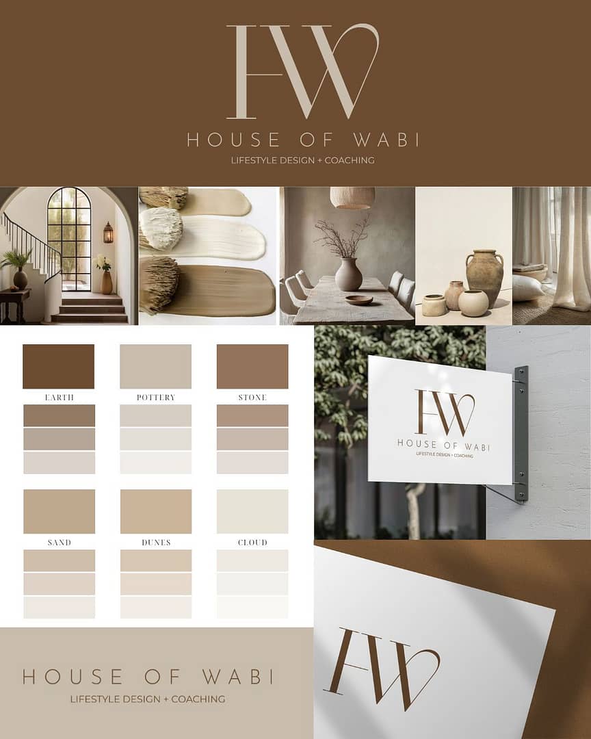 lifestyle design brand identity created by The Social Stager