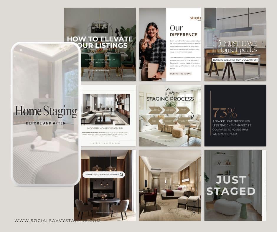 Home staging Instagram post ideas