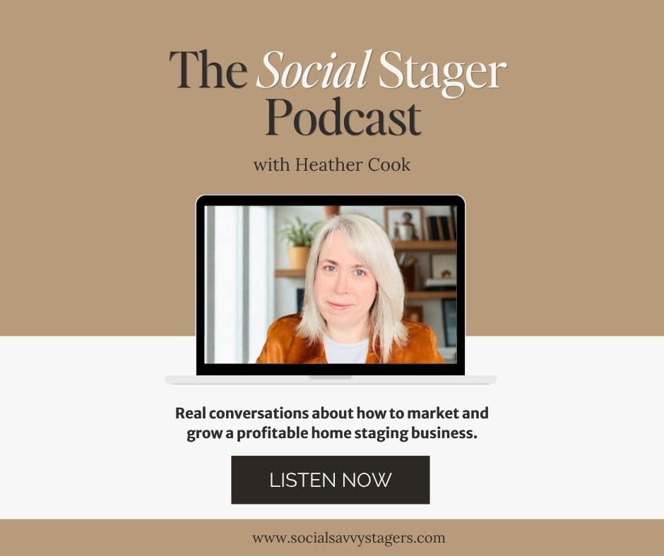 the social stager podcast with Heather Cook