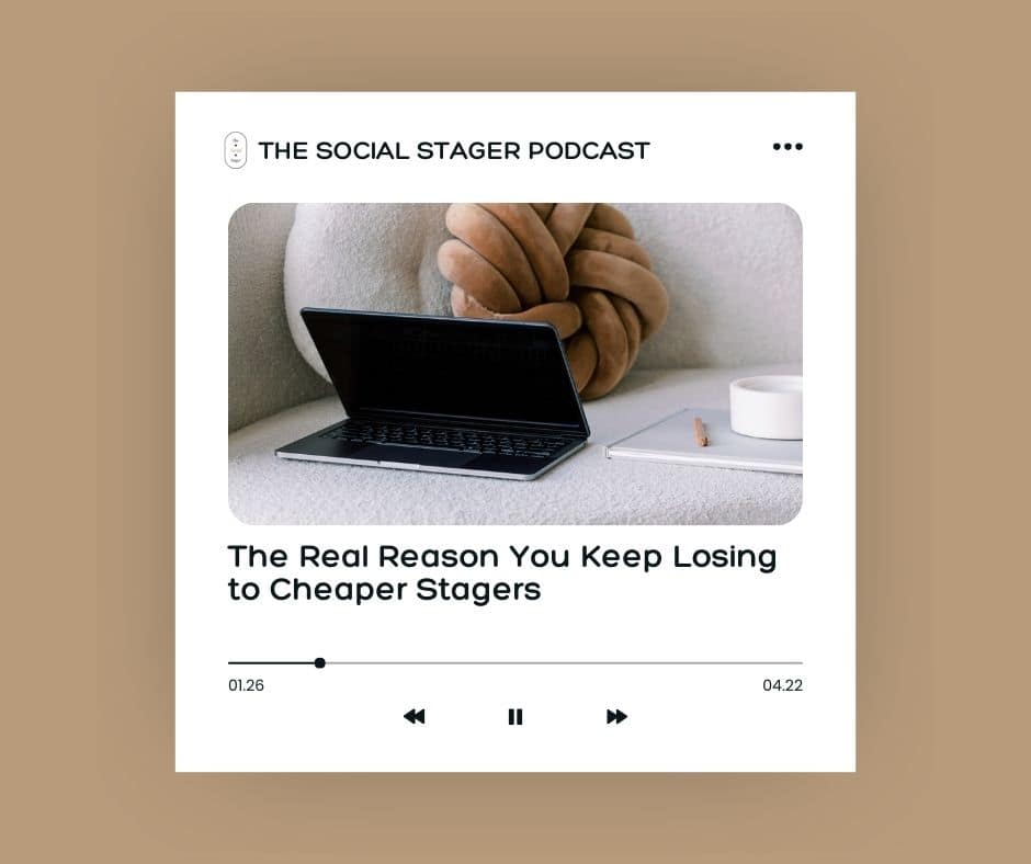 Competing on price: why home stagers keep losing to cheaper stagers.