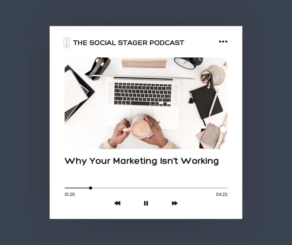 On the podcast, why your marketing isn't working and the home staging marketing strategy that changes everything.