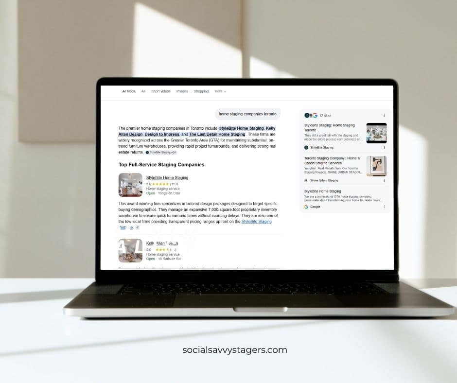 Local SEO for home stagers